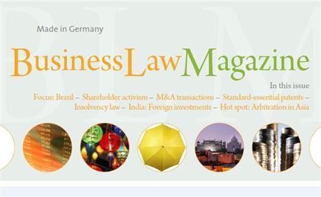 Câmara na revista Business Law Magazine