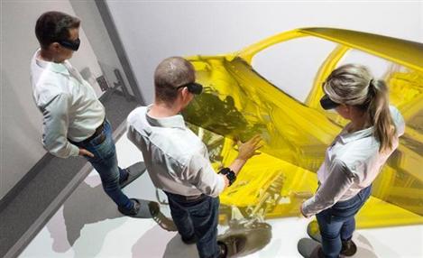 Audi simula montagem em ambiente 3-D