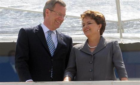 Dilma recebe presidente da Alemanha em Brasília