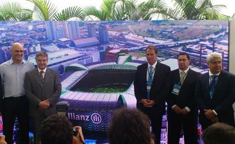 Novo estádio do Palmeiras terá nome da Allianz