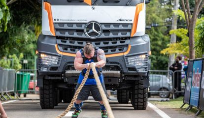 Design do Mercedes-Benz Arocs é destaque no evento internacional Força Bruta