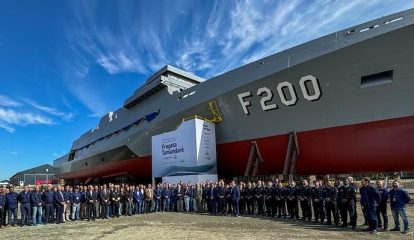 Marinha do Brasil lança Fragata Tamandaré no thyssenkrupp Estaleiro Brasil Sul (tkEBS), em Itajaí