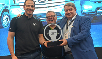 Mercedes-Benz e Grunner conquistam o  Truck Innovation Award Latin America 2025