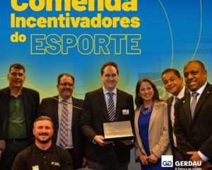 Gerdau recebe Comenda Incentivadores do Esporte