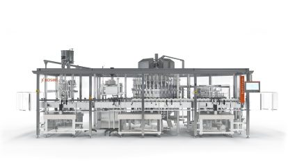 Barifill Canto, da Krones, combina envase em latas e garrafas em uma única máquina