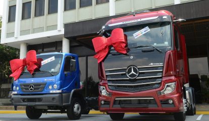Mercedes Club entrega Novo Actros e Accelo para vencedores da promoção Juntos na Estrada