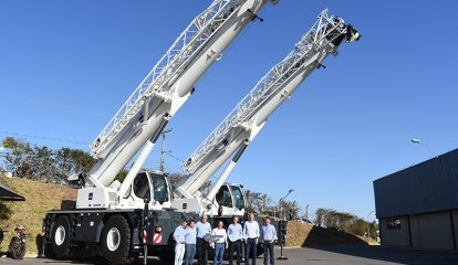 Novos guindastes sobre esteiras e pneus da Liebherr para ampliar a frota da Milplan