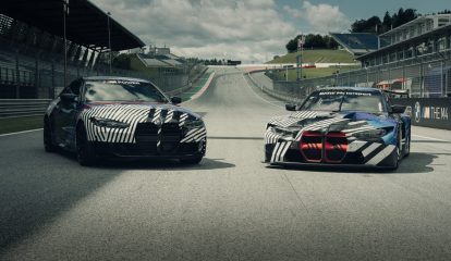 Das estradas para a pista de corrida: BMW M4 Coupé e BMW M4 GT3 aparecem pela primeira vez na MotoGP