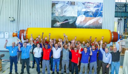 Voith Paper celebra fabricação do 5000º revestimento em São Paulo