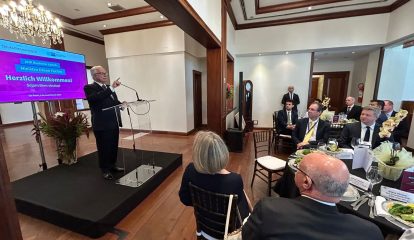 Ministro Edson Fachin discute segurança jurídica com associados da Câmara Brasil-Alemanha de São Paulo