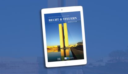 Newsletter Recht & Steuern: 2ª edição de 2023 já está disponível!