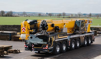 Liebherr lança novo guindaste com nova geração de sistema de controle