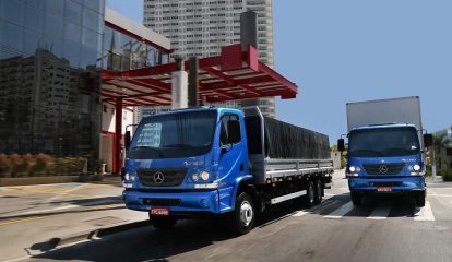 Caminhões Accelo e Atego são atrações da Mercedes-Benz na AgroBrasília