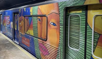 Faber-Castell convida artistas para expressarem suas ilustrações no metrô de SP