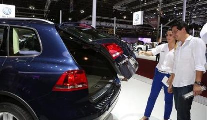 Estágio da VW no Salão do Automóvel