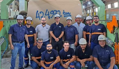 Novacki bate recorde de produção diária com apoio e expertise da Voith