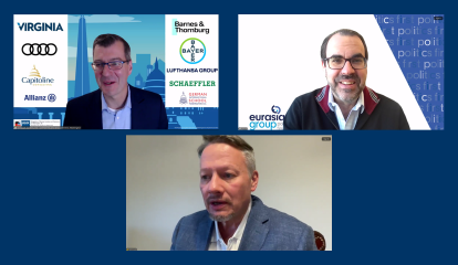 Diretoria da Câmara Brasil-Alemanha recebe Christoph Schemionek e Christopher Garman para debate sobre novas dinâmicas geopolíticas
