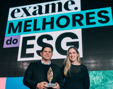Aegea foi eleita a melhor da categoria “Tratamento de Resíduos e Economia Circular” no prêmio Melhores do ESG 2025