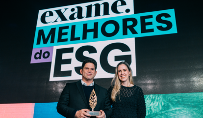 Aegea foi eleita a melhor da categoria “Tratamento de Resíduos e Economia Circular” no prêmio Melhores do ESG 2025