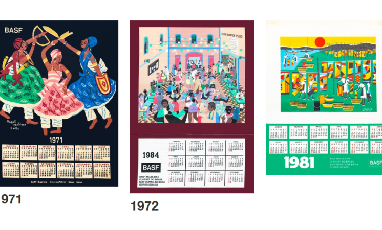 Calendários da BASF preservam arte e memória da cultura brasileira