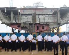 thyssenkrupp Marine Systems recebe Cerimônia de Batimento de Quilha da Fragata Cunha Moreira