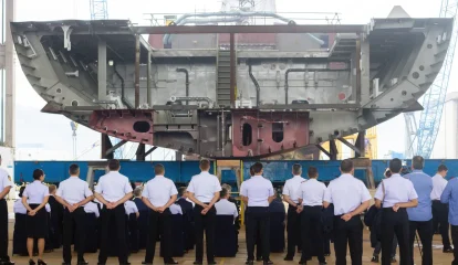 thyssenkrupp Marine Systems recebe Cerimônia de Batimento de Quilha da Fragata Cunha Moreira