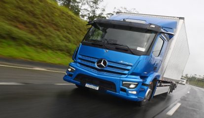 Mercedes-Benz confirma o eActros como o caminhão elétrico com a maior autonomia no Brasil