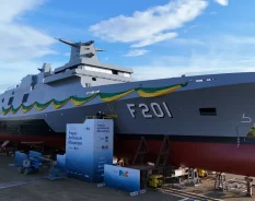 Marinha do Brasil lança a segunda Fragata da Classe Tamandaré no Estaleiro Brasil Sul da thyssenkrupp