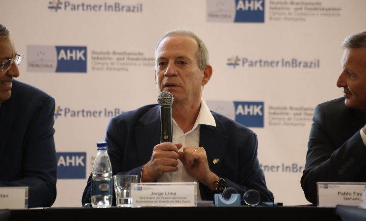 Câmara Brasil-Alemanha de São Paulo recebe Jorge Lima, Secretário de Desenvolvimento Econômico, para discutir oportunidades de cooperação