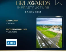 HTB é finalista do GRI Awards Infrastructure Brasil 2025 com projeto que transforma a infraestrutura aeroportuária do país