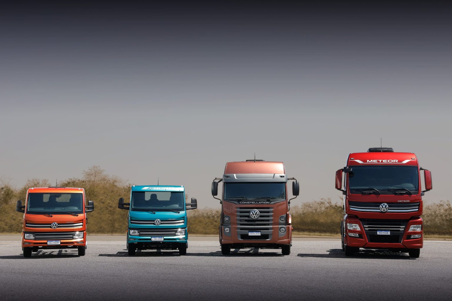 Volkswagen Caminhões e Ônibus oferece um dos catálogos de cores mais ...