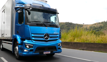 Caminhão elétrico da Mercedes Benz atinge índices ainda maiores de autonomia em novo teste realizado