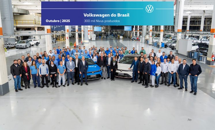 Volkswagen celebra 300 mil unidades do Nivus produzidas no Brasil