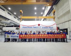 Voith e a Wuzhou Special Paper colocam em operação maior linha de produção de papel release do mundo