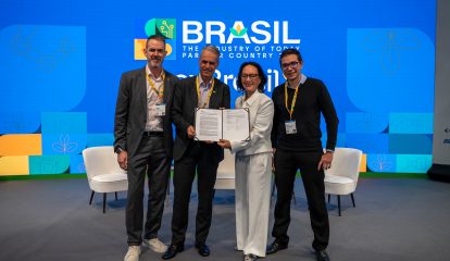 Câmara Brasil-Alemanha fortalece parceria com GIZ durante a HANNOVER MESSE 2026