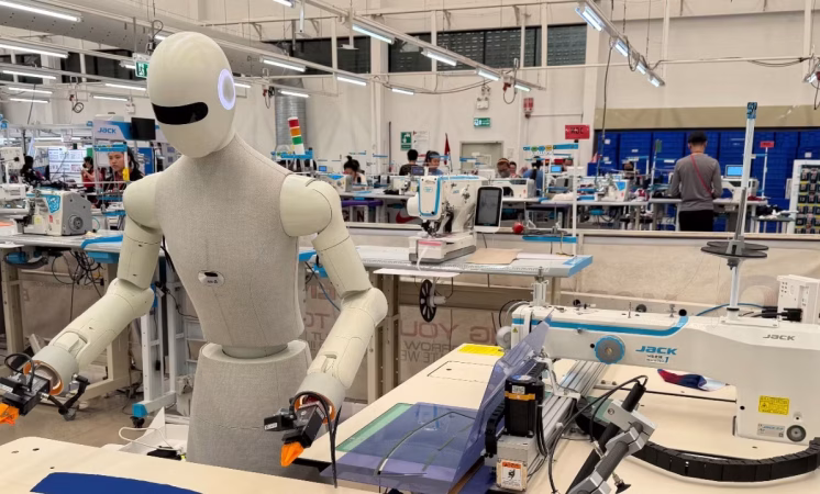 Siemens impulsiona fabricação inteligente de vestuário com robótica humanoide