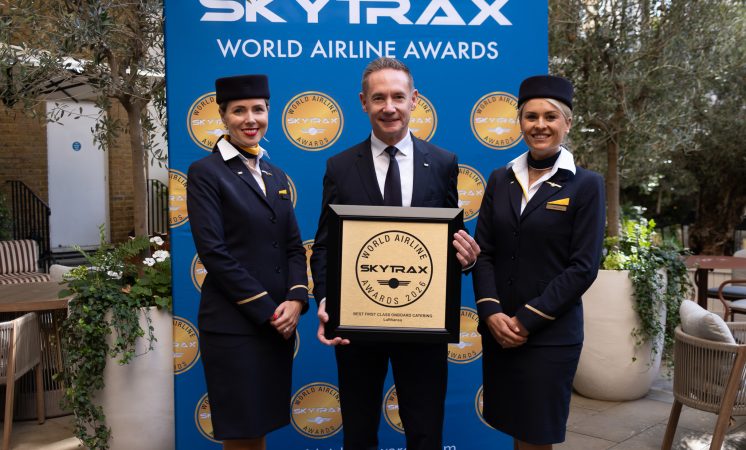 Lufthansa reforça posicionamento premium com prêmio da Skytrax